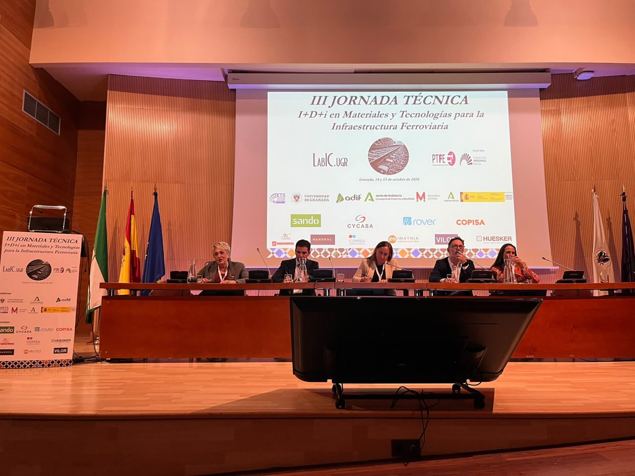 Celebrada la III Jornada T�cnica I+D+i en Materiales y Tecnolog�as para la Infraestructura Ferroviaria en Granada