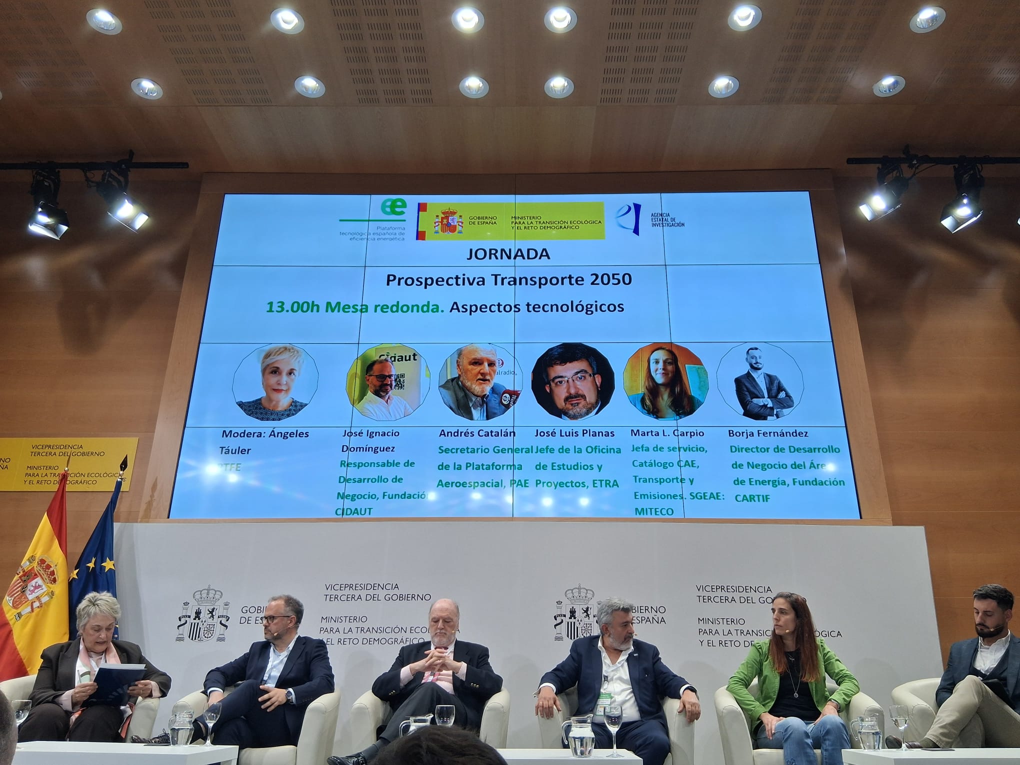 Presentados los resultados del proyecto ´Prospectiva Transporte 2050´