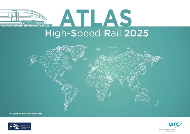 Disponible la 7.ª edición del Atlas de Alta Velocidad ferroviaria en el mundo